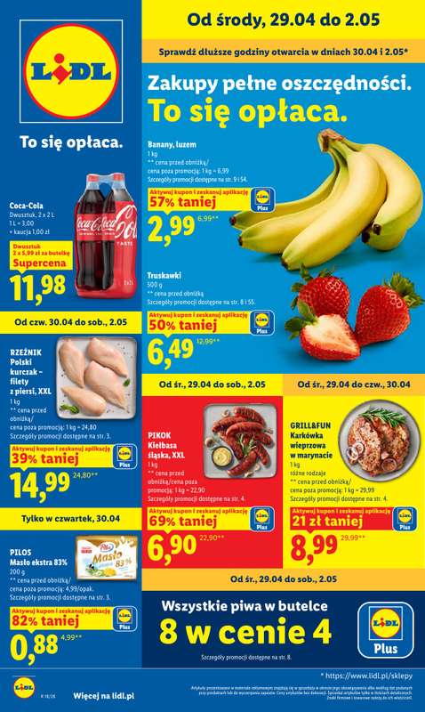 Lidl - gazetka promocyjna Od środy od środy 29.04 do soboty 02.05