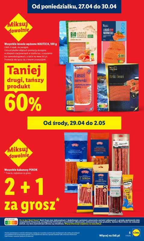 Lidl - gazetka promocyjna Od środy od środy 29.04 do soboty 02.05 - strona 5
