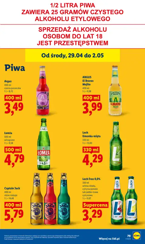 Lidl - gazetka promocyjna Od środy od środy 29.04 do soboty 02.05 - strona 81