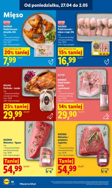 Lidl - gazetka promocyjna Od środy od środy 29.04 do soboty 02.05 - strona 60