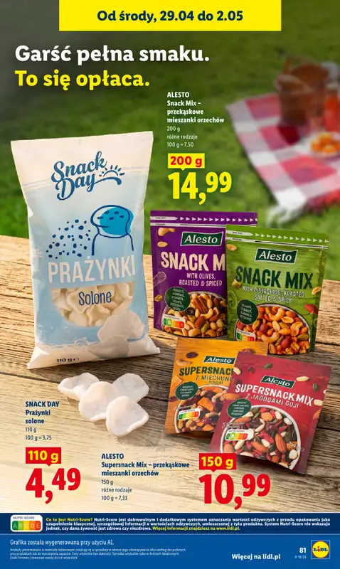 Lidl - gazetka promocyjna Od środy od środy 29.04 do soboty 02.05 - strona 83