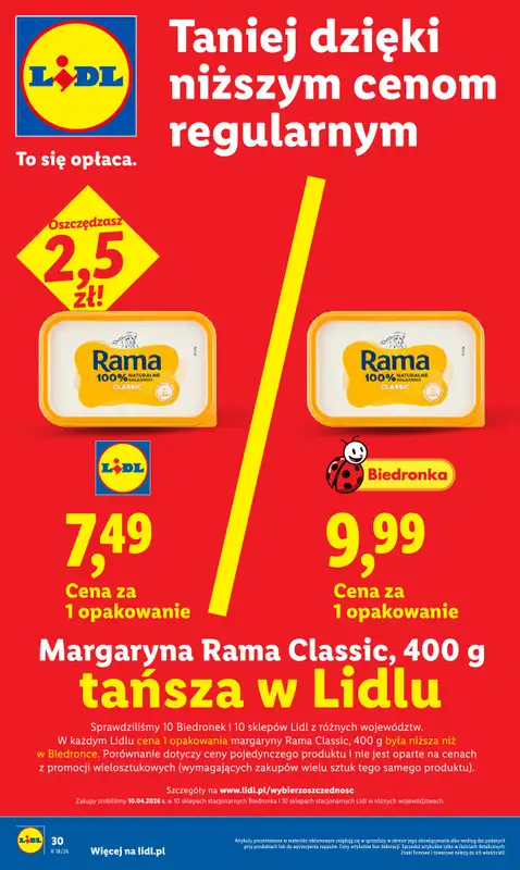 Lidl - gazetka promocyjna Od środy od środy 29.04 do soboty 02.05 - strona 30