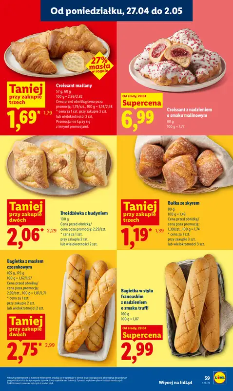 Lidl - gazetka promocyjna Od środy od środy 29.04 do soboty 02.05 - strona 59