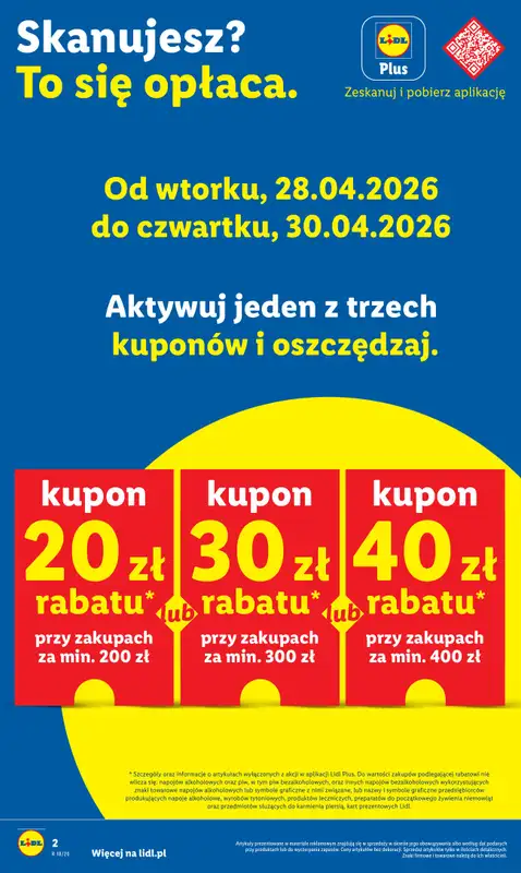 Lidl - gazetka promocyjna Od środy od środy 29.04 do soboty 02.05 - strona 2