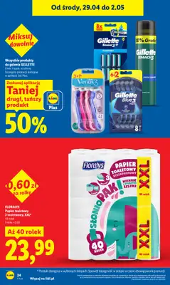 Lidl - gazetka promocyjna Od środy od środy 29.04 do soboty 02.05 - strona 24