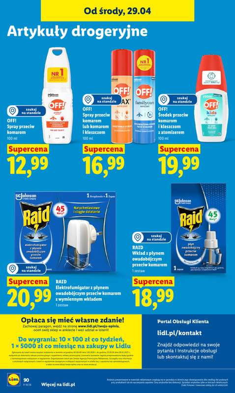 Lidl - gazetka promocyjna Od środy od środy 29.04 do soboty 02.05 - strona 94