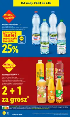 Lidl - gazetka promocyjna Od środy od środy 29.04 do soboty 02.05 - strona 22