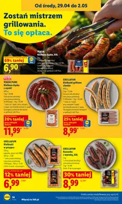 Lidl - gazetka promocyjna Od środy od środy 29.04 do soboty 02.05 - strona 14