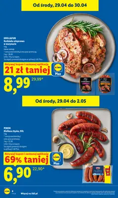 Lidl - gazetka promocyjna Od środy od środy 29.04 do soboty 02.05 - strona 4
