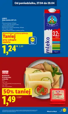 Lidl - gazetka promocyjna Oferta od poniedziałku od poniedziałku 27.04 do wtorku 28.04 - strona 5
