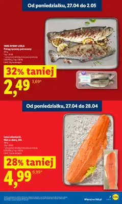 Lidl - gazetka promocyjna Oferta od poniedziałku od poniedziałku 27.04 do wtorku 28.04 - strona 7