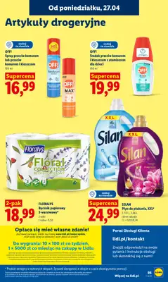 Lidl - gazetka promocyjna Oferta od poniedziałku od poniedziałku 27.04 do wtorku 28.04 - strona 95