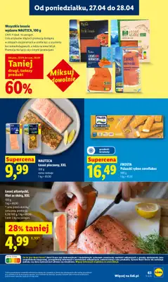 Lidl - gazetka promocyjna Oferta od poniedziałku od poniedziałku 27.04 do wtorku 28.04 - strona 63