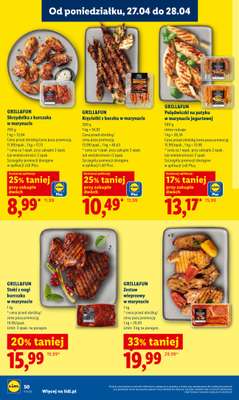 Lidl - gazetka promocyjna Oferta od poniedziałku od poniedziałku 27.04 do wtorku 28.04 - strona 50