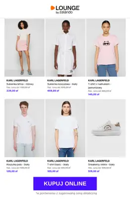 Lounge by Zalando - gazetka promocyjna Do -74% KARL LAGERFELD od wtorku 28.04 do piątku 01.05 - strona 6
