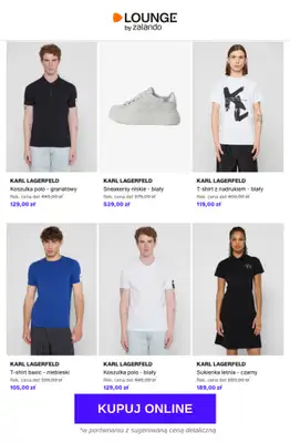 Lounge by Zalando - gazetka promocyjna Do -74% KARL LAGERFELD od wtorku 28.04 do piątku 01.05 - strona 3