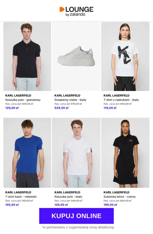 Lounge by Zalando - gazetka promocyjna Do -74% KARL LAGERFELD od wtorku 28.04 do piątku 01.05 - strona 3