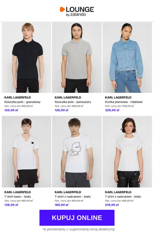 Lounge by Zalando - gazetka promocyjna Do -74% KARL LAGERFELD od wtorku 28.04 do piątku 01.05 - strona 5