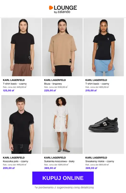 Lounge by Zalando - gazetka promocyjna Do -74% KARL LAGERFELD od wtorku 28.04 do piątku 01.05 - strona 10