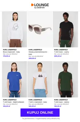 Lounge by Zalando - gazetka promocyjna Do -74% KARL LAGERFELD od wtorku 28.04 do piątku 01.05 - strona 7