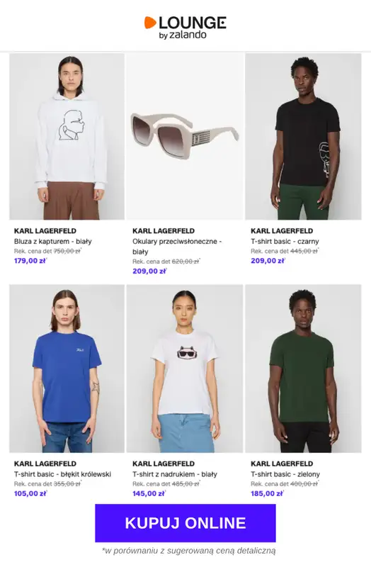 Lounge by Zalando - gazetka promocyjna Do -74% KARL LAGERFELD od wtorku 28.04 do piątku 01.05 - strona 7
