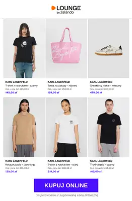 Lounge by Zalando - gazetka promocyjna Do -74% KARL LAGERFELD od wtorku 28.04 do piątku 01.05 - strona 8