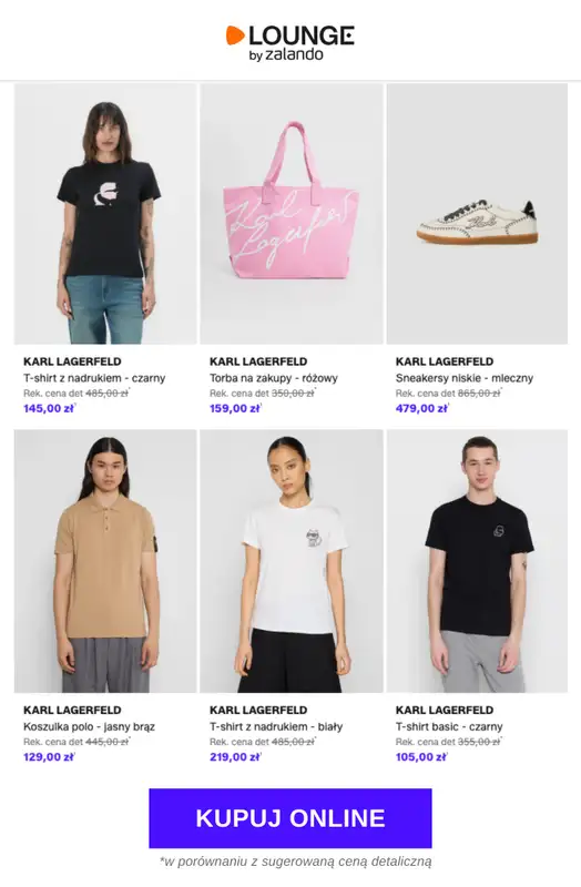Lounge by Zalando - gazetka promocyjna Do -74% KARL LAGERFELD od wtorku 28.04 do piątku 01.05 - strona 8