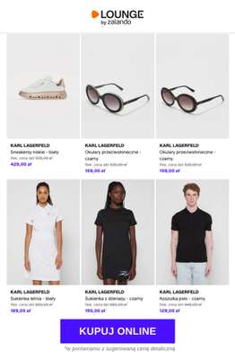 Karl Lagerfeld Okulary przeciwsłoneczne - czarny