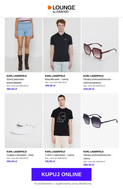 Lounge by Zalando - gazetka promocyjna Do -74% KARL LAGERFELD od wtorku 28.04 do piątku 01.05 - strona 4