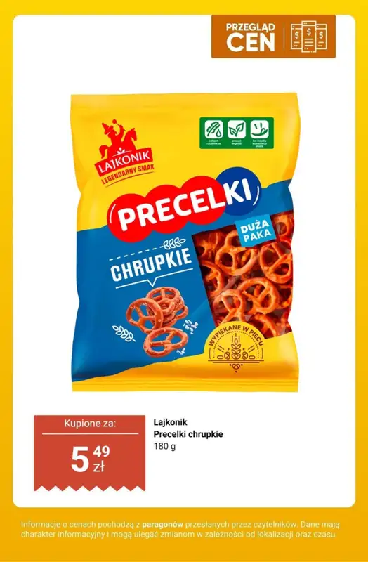 Dino - gazetka promocyjna Słone przekąski - przegląd cen od czwartku 30.04 do wtorku 05.05 - strona 6