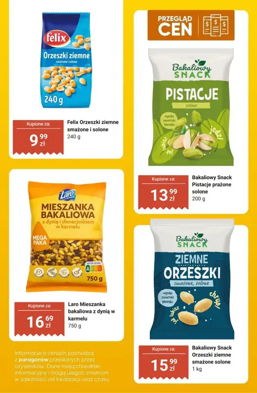 Dino - gazetka promocyjna Słone przekąski - przegląd cen od czwartku 30.04 do wtorku 05.05 - strona 11