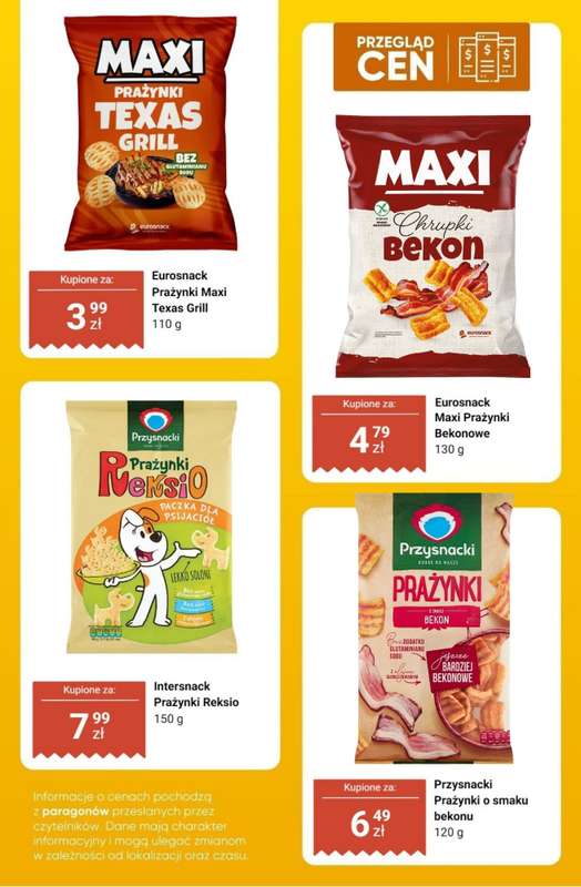 Dino - gazetka promocyjna Słone przekąski - przegląd cen od czwartku 30.04 do wtorku 05.05 - strona 5