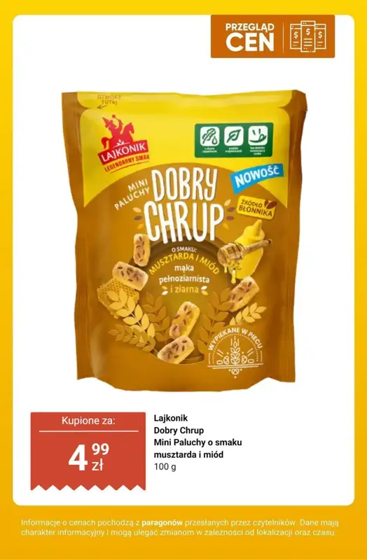 Dino - gazetka promocyjna Słone przekąski - przegląd cen od czwartku 30.04 do wtorku 05.05 - strona 12