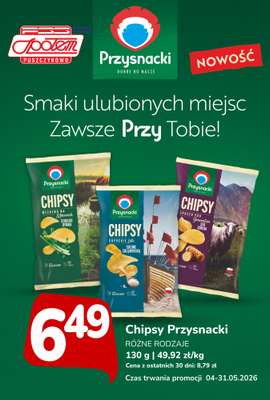 Społem - Blisko i Korzystnie - gazetka promocyjna Plakat promocyjny PSS Puszczykowo od poniedziałku 04.05 do niedzieli 31.05