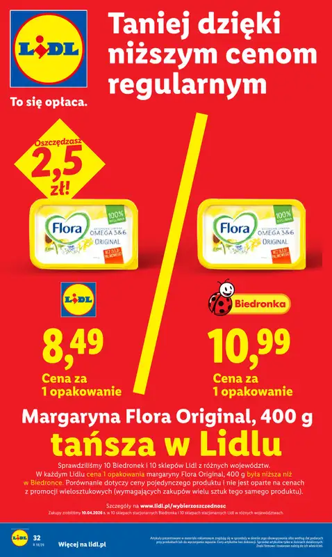 Lidl - gazetka promocyjna Oferta od poniedziałku od poniedziałku 27.04 do wtorku 28.04 - strona 32