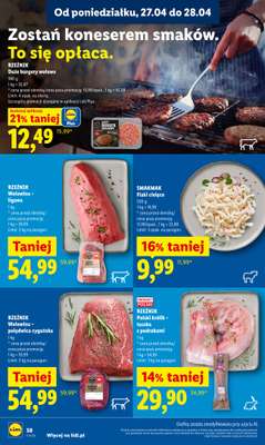 Lidl - gazetka promocyjna Oferta od poniedziałku od poniedziałku 27.04 do wtorku 28.04 - strona 58