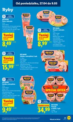 Lidl - gazetka promocyjna Oferta od poniedziałku od poniedziałku 27.04 do wtorku 28.04 - strona 61