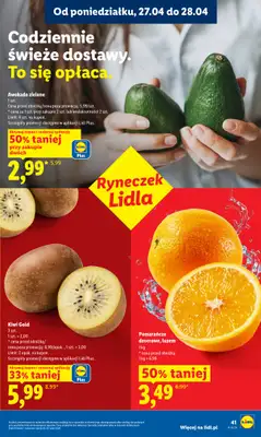 Lidl - gazetka promocyjna Oferta od poniedziałku od poniedziałku 27.04 do wtorku 28.04 - strona 41