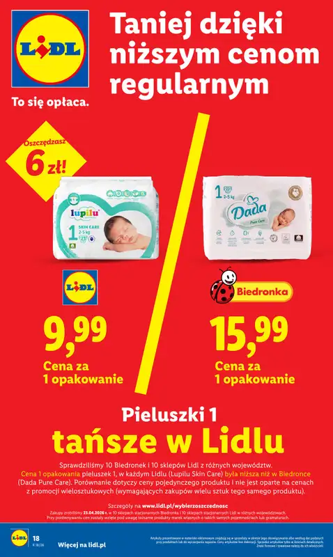 Lidl - gazetka promocyjna Oferta od poniedziałku od poniedziałku 27.04 do wtorku 28.04 - strona 18