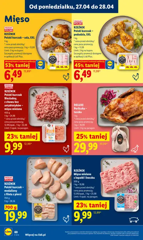 Lidl - gazetka promocyjna Oferta od poniedziałku od poniedziałku 27.04 do wtorku 28.04 - strona 60