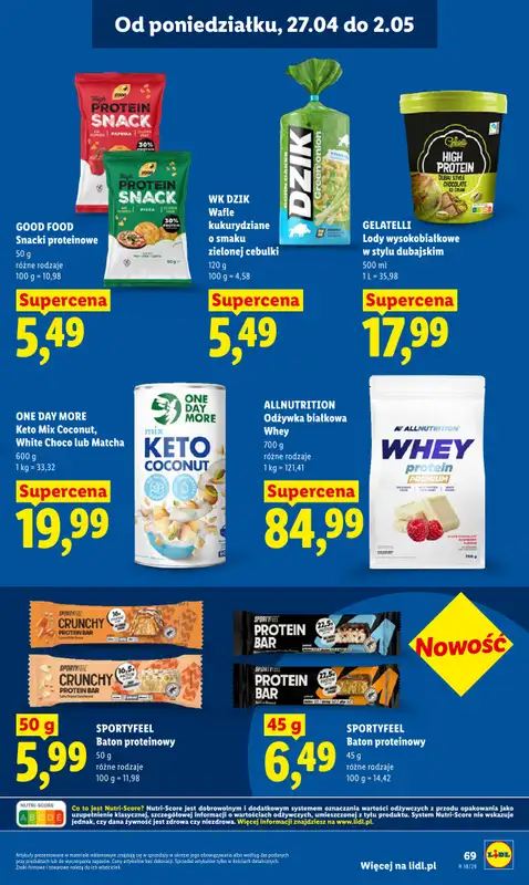 Lidl - gazetka promocyjna Oferta od poniedziałku od poniedziałku 27.04 do wtorku 28.04 - strona 69