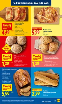 Lidl - gazetka promocyjna Oferta od poniedziałku od poniedziałku 27.04 do wtorku 28.04 - strona 57