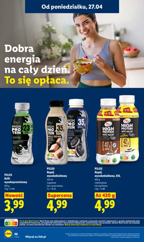 Lidl - gazetka promocyjna Oferta od poniedziałku od poniedziałku 27.04 do wtorku 28.04 - strona 66