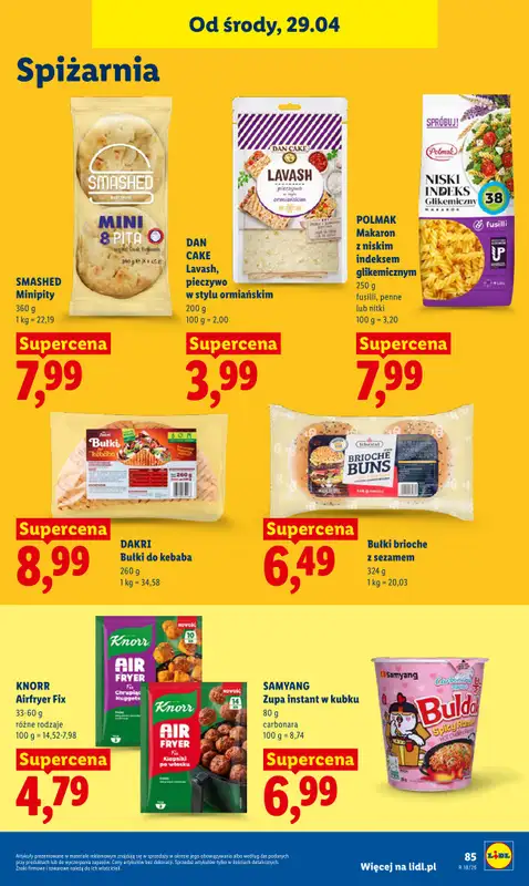 Lidl - gazetka promocyjna Od środy od środy 29.04 do soboty 02.05 - strona 87