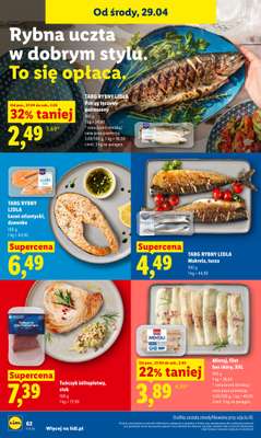 Lidl - gazetka promocyjna Od środy od środy 29.04 do soboty 02.05 - strona 62