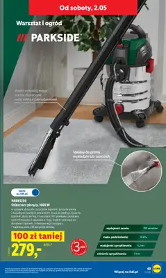 Lidl - gazetka promocyjna Od środy od środy 29.04 do soboty 02.05 - strona 49