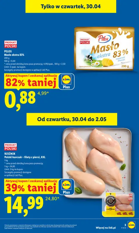Lidl - gazetka promocyjna Od środy od środy 29.04 do soboty 02.05 - strona 3