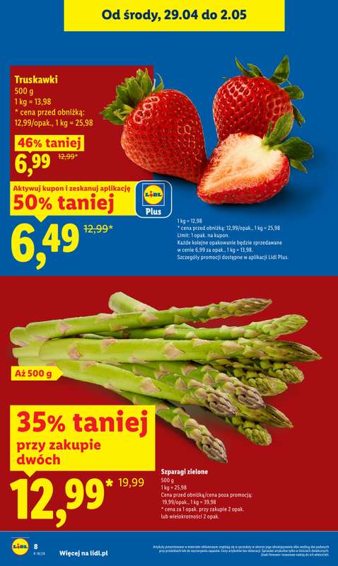 Lidl - gazetka promocyjna Od środy od środy 29.04 do soboty 02.05 - strona 8