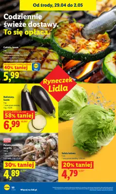 Lidl - gazetka promocyjna Od środy od środy 29.04 do soboty 02.05 - strona 50