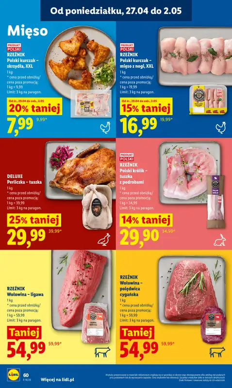Lidl - gazetka promocyjna Od środy od środy 29.04 do soboty 02.05 - strona 60